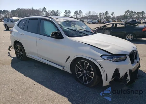 2022 BMW X3 M40I из США, поврежденный, VIN 5UX83DP08N9J69708